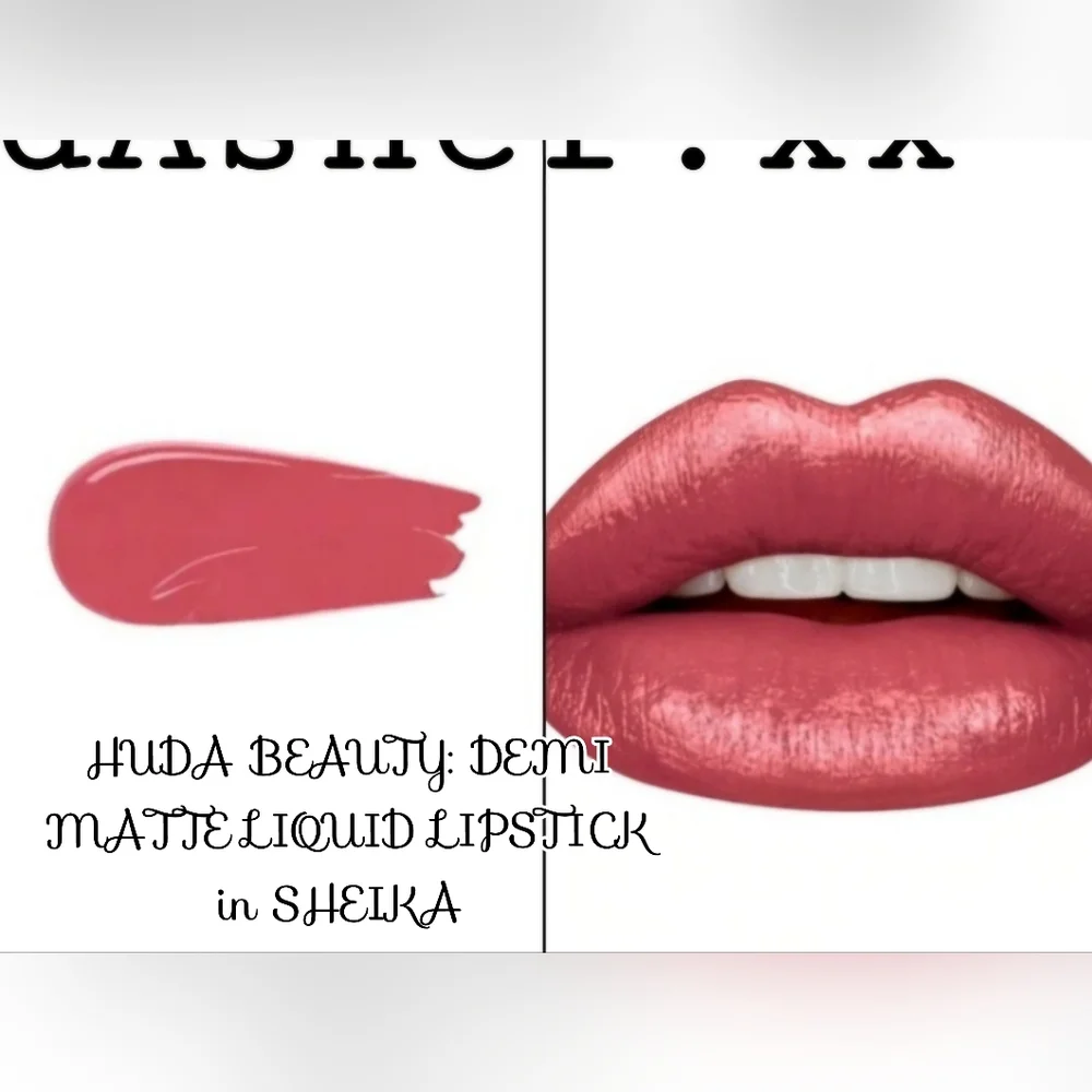 HUDA BEAUTY: DEMI MATTE LIPSTICK -BNIB!!